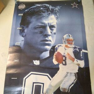 Vintage Troy Aikman Power Portrait Poster